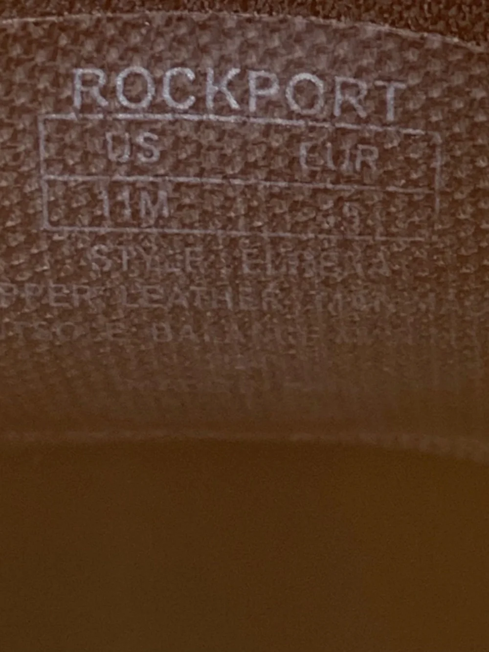 Rockport Eureka Walking Shoe Men’s Black SZ 11M
